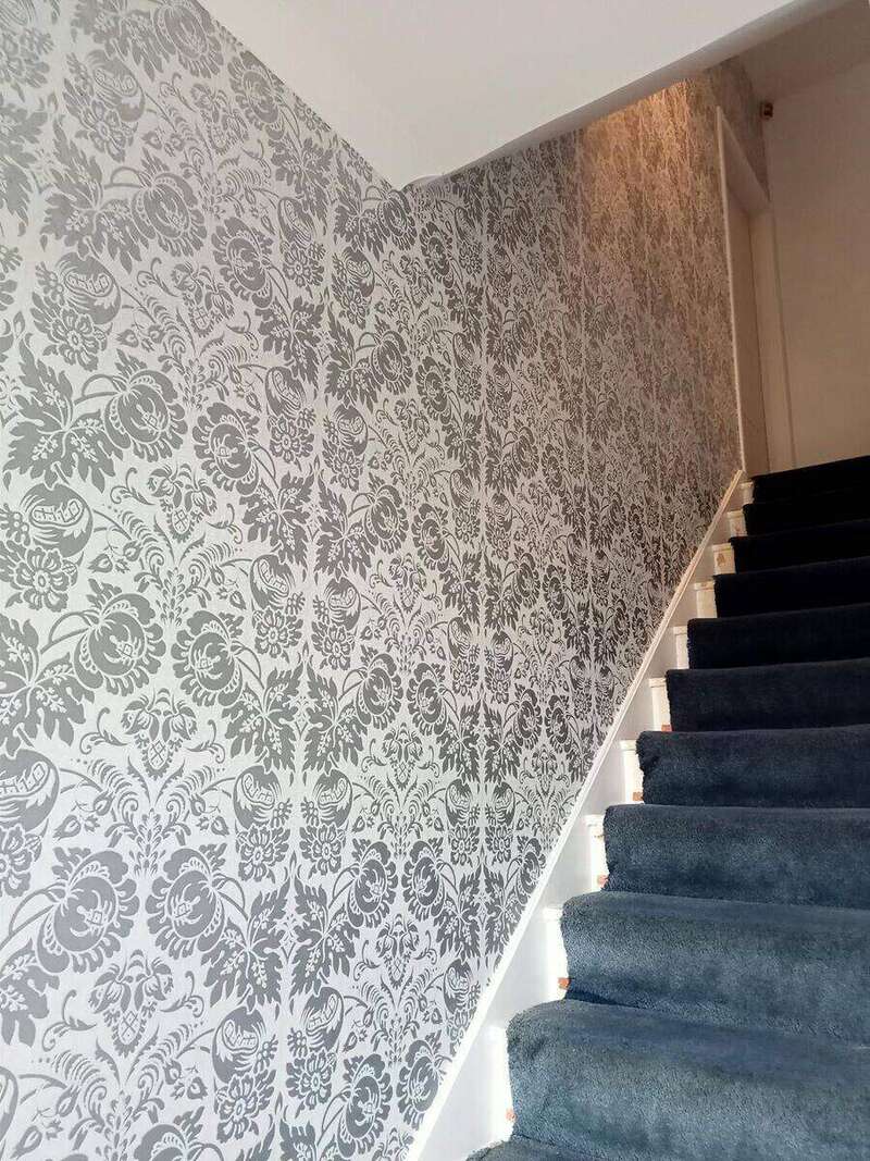 wallpaper hanging Kentish Town, NW5